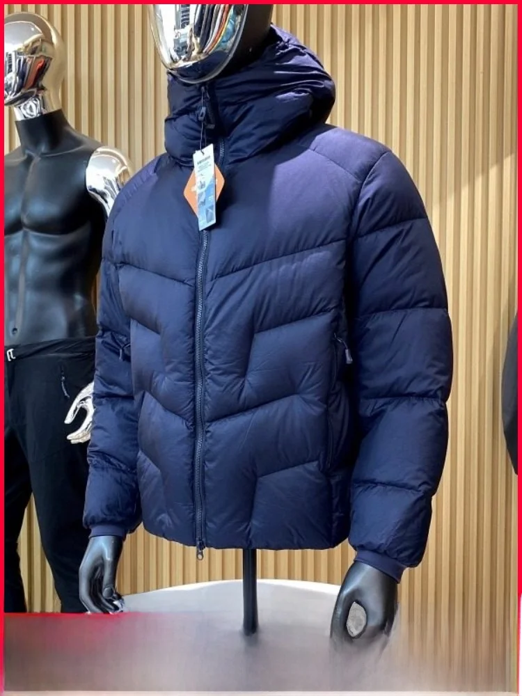 

Ultra-Light Thiened Nylon down Jaet for Men Winter Outdoor Wear Resistant Tear-Proof Warmth Padded Coat Zipper Sle