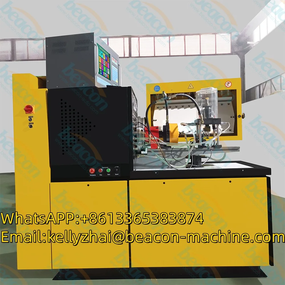 Multifunctional Diesel Injection Pump Test Bench 12 Cylinder Euro 2 Fuel Pump Test Stand with Common Rail Tester System