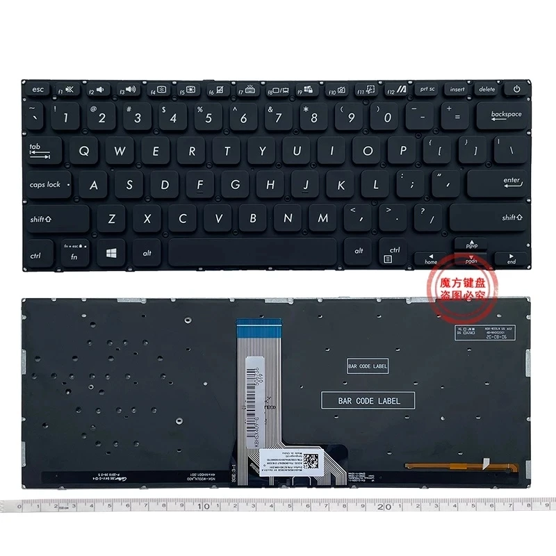 US Keyboard Backlit for ASUS VivoBook 14 X409 X409U X409UA X409F FA JA Y4200 Y4200 DA FB V4000U V4000F X412 F R423 R424 A409M