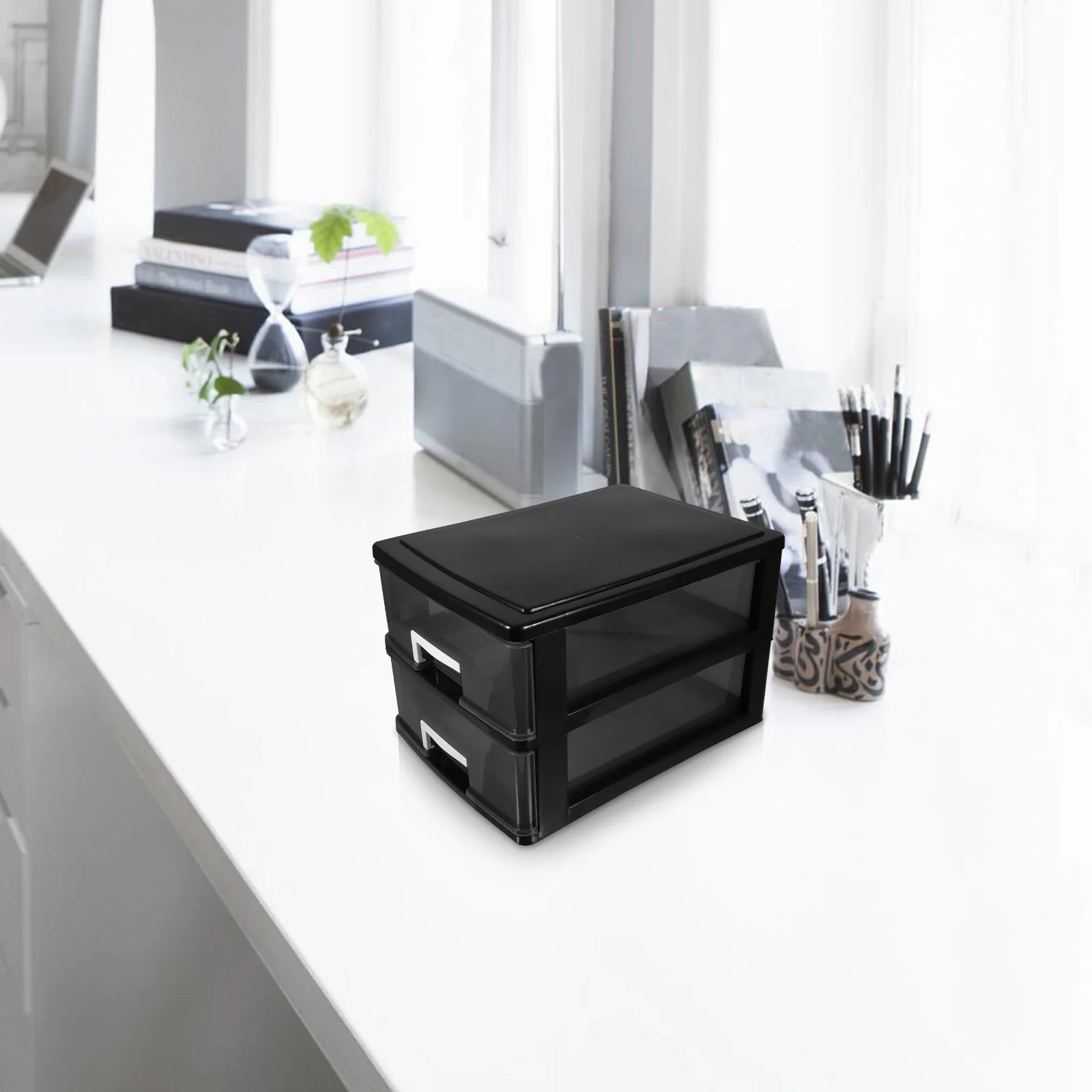 

Multi-Layer Desktop Drawer Box Stationery Case Cosmetics Organizer For Office Desk Space Saving Desktop Storage Drawers Sundry