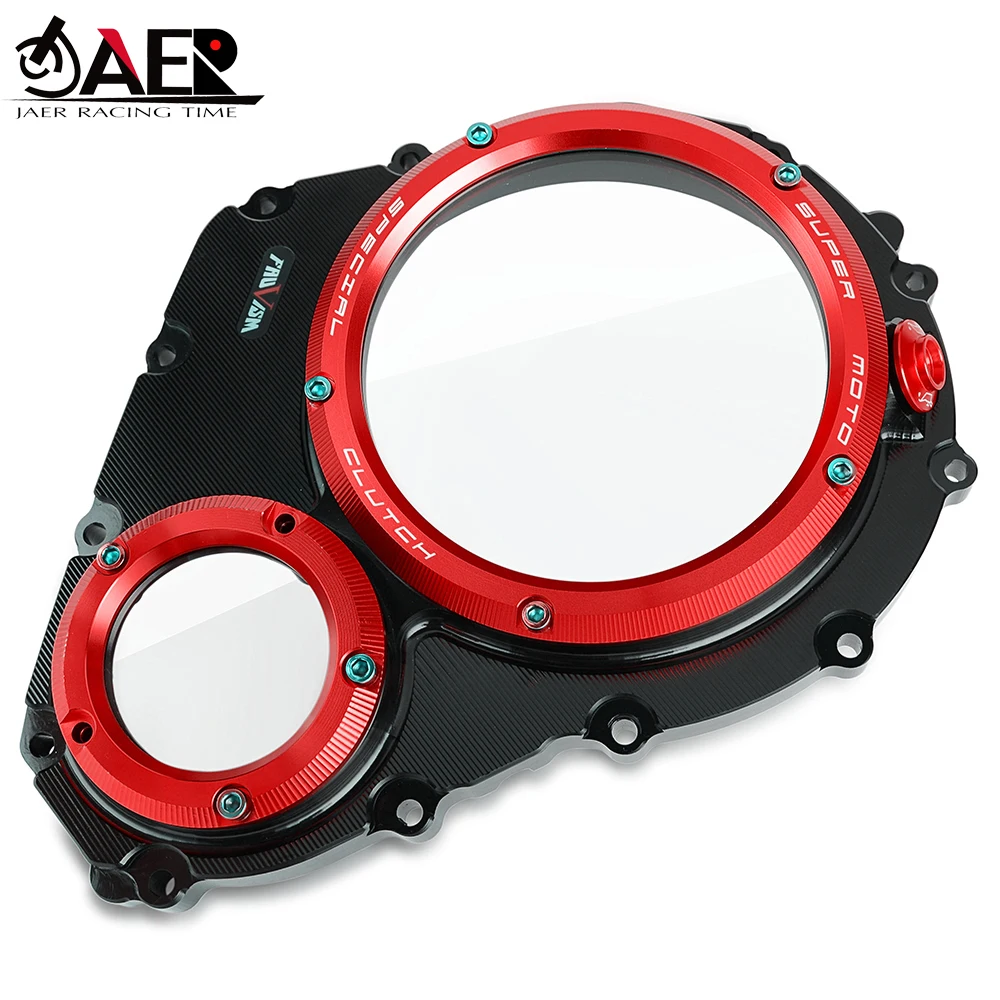 GSXR600 GSXR750 cubierta de embrague transparente para motor retenedor de resorte R para Suzuki GSX-R GSX R GSXR GSXR 600 750 2006-2020