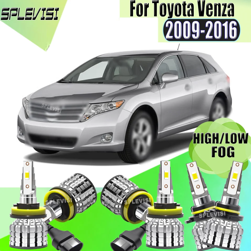

12V High-Efficiency Car LED Headlight Fog Lamp Durable And Waterproof For Toyota Venza 2009 2010 2011 2012 2013 2014 2015 2016