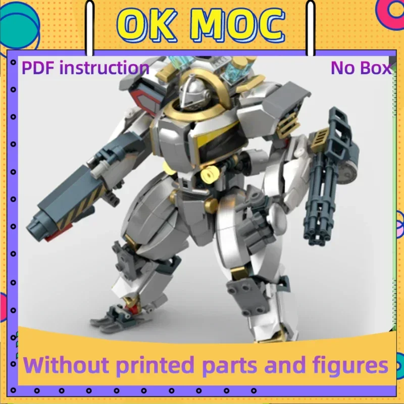 

Moc Building Bricks Military Weapons Model Heroic Knight Mecha Technology Modular Block Gifts Toys For Children DIY Set Assembly