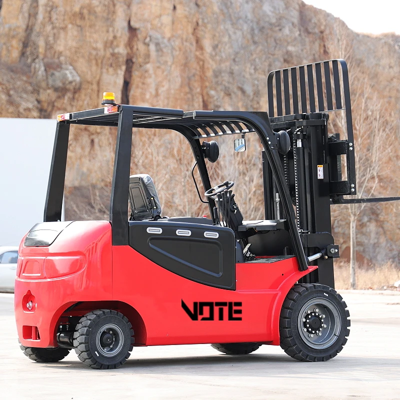 VOTE Carrello elevatore elettrico ad alta efficienza Capacità 3 tonnellate Carrello elevatore bilanciato da 3,5 tonnellate Carrello elevatore