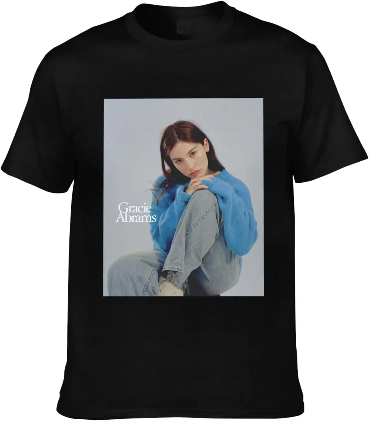 

Gracie Abrams T-Shirt Crewneck Top Short-Sleeve T-Shirt 100% Cotton Tees for Men,Women (8Sizes)