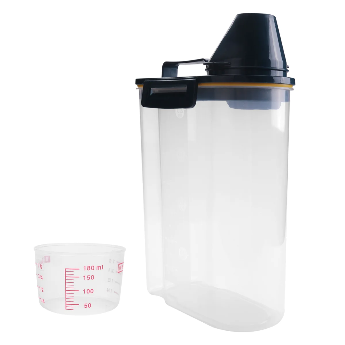 Boîte de Rangement en Plastique pour Poudre de Riz, Bac de Cuisine, Récipient pour Grains, Poudre à illant, Détergent
