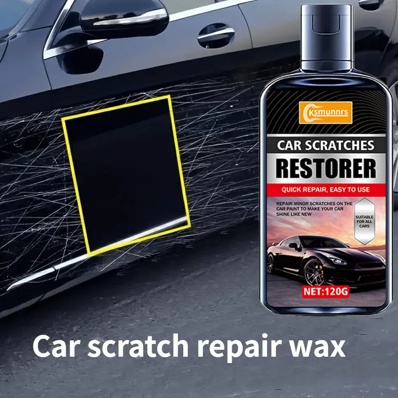 كريم إصلاح خدوش الطلاء العالمي 120 مل، كريم تلميع الإصلاح العميق، مصمم خصيصًا لإزالة خدوش السيارة بدون #5