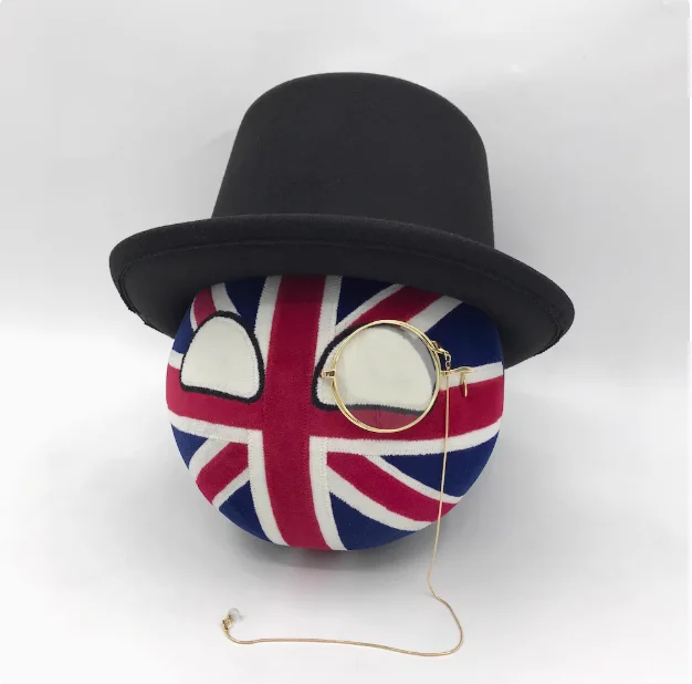 Countryballs pluche pop VS Rusland Frankrijk UK Verenigde Staten Koninkrijk Sovjet-Unie Country Ball Polandball gevuld kussen speelgoed cadeau