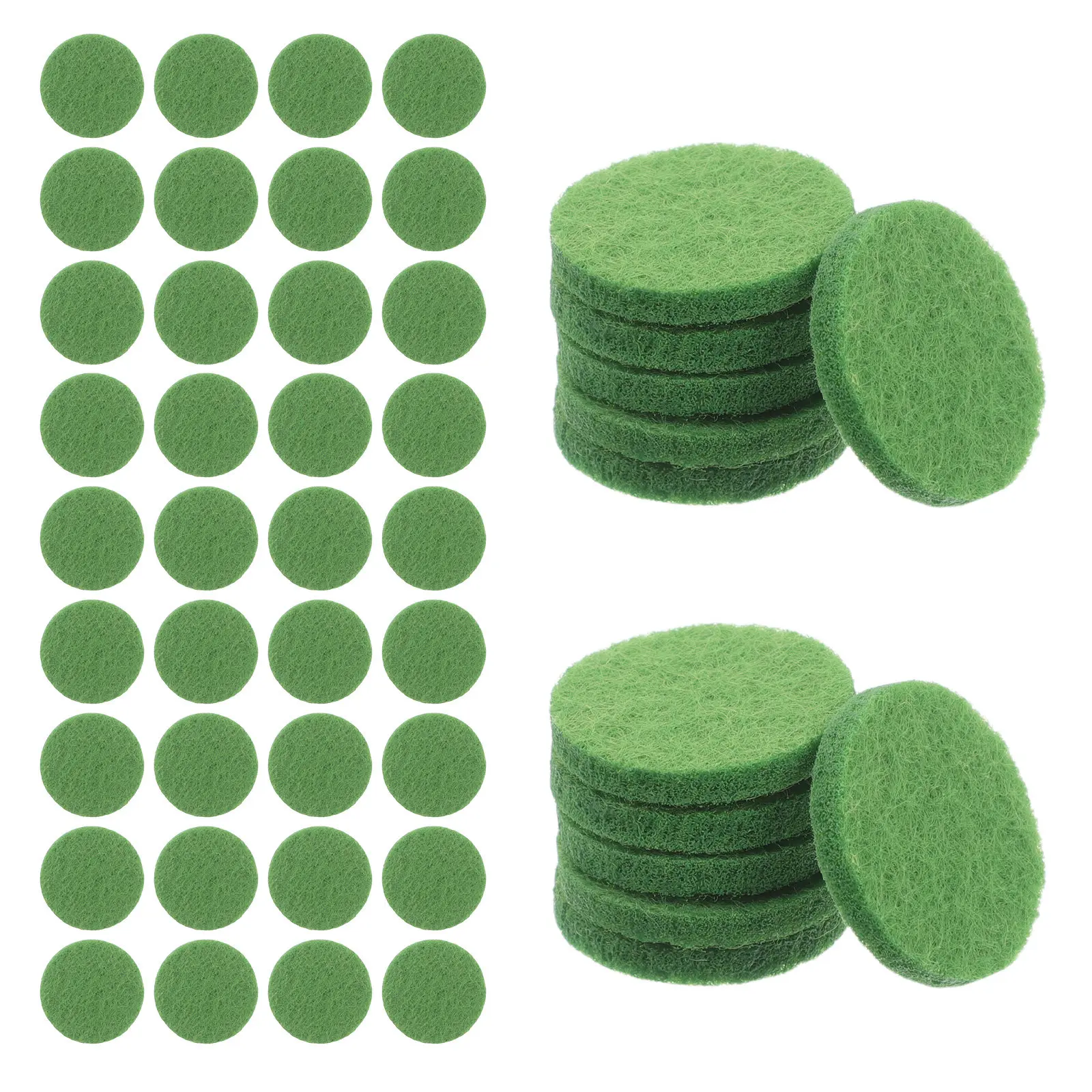 300Pcs Car Diffuser Refill Pads Round Essential Oil Absorbent Aroma Replacement Pads for 30Mm Vent Clip Aromatherapy Car Air