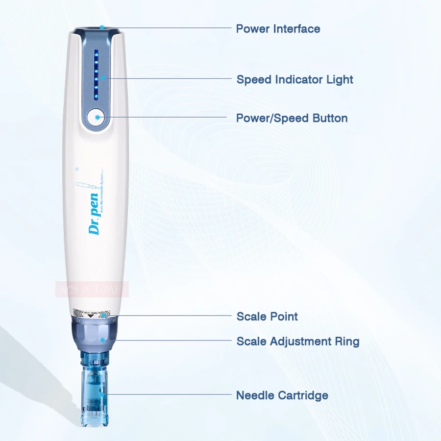 Dr Pen Ultima A9 Wireless Microneedling Pen MTS Therapy Derma Pen Bayonet with Cartridge Needle Facial Skin Care