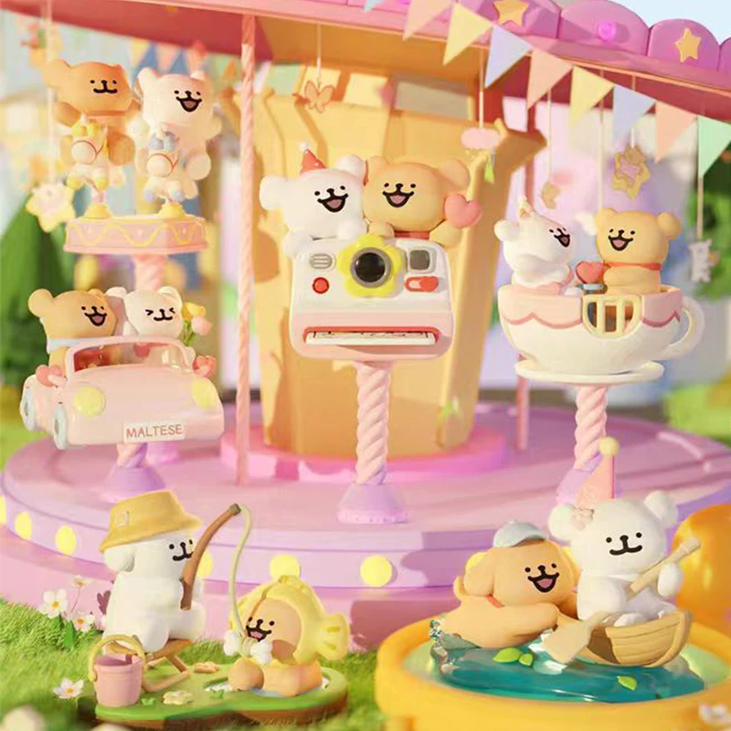 

Мальтийская серия Make A Memory, слепая коробка, милая школьная фигурка, сумка-сюрприз, кавайная собака, аниме-фигурка, загадочная коробка, статуя, игрушки