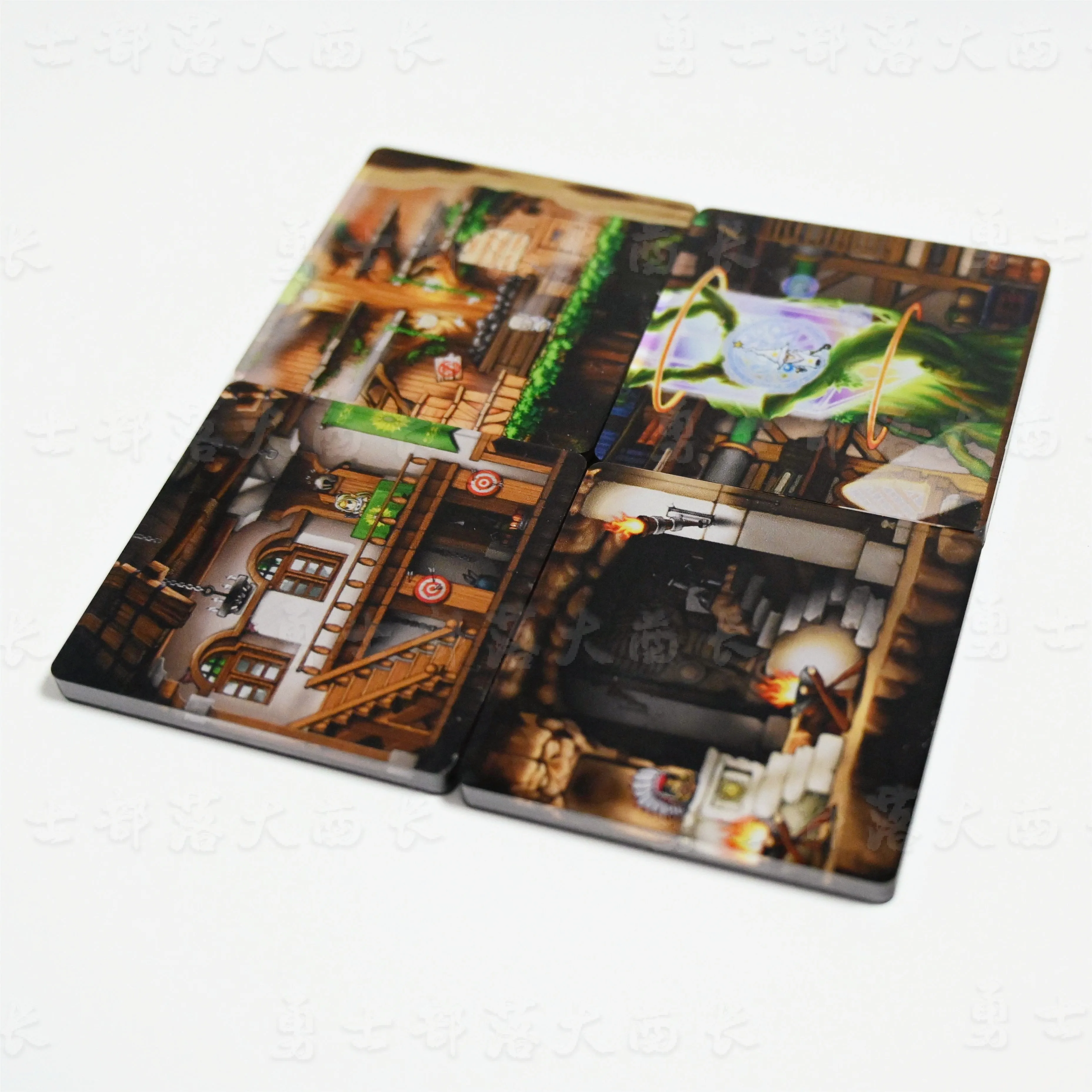 MapleStory Refrigerator magnet Ellinia station Ellinia Library Kerning City BarTraining Ground Kerning City City Hospital 5x5cm