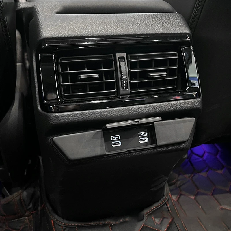 For Honda 11th generation Accord 2023 Rear USB protective cover charging port dustproof cover dedicated waterproof interior