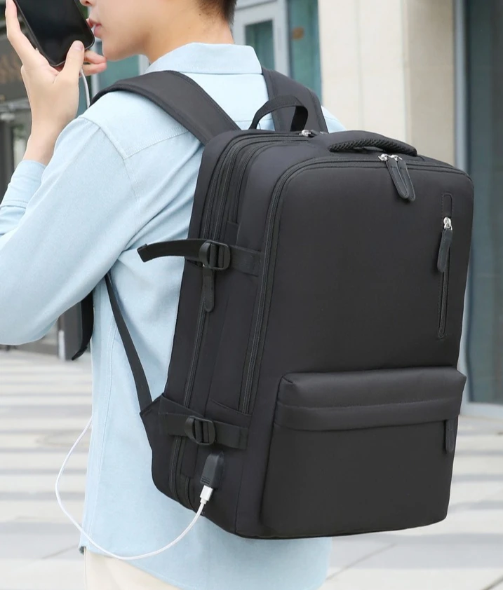 New Fashionable and Expandable Backpack for Men and Women, A Multi-functional Large-capacity Computer Bag for Outdoor Travel