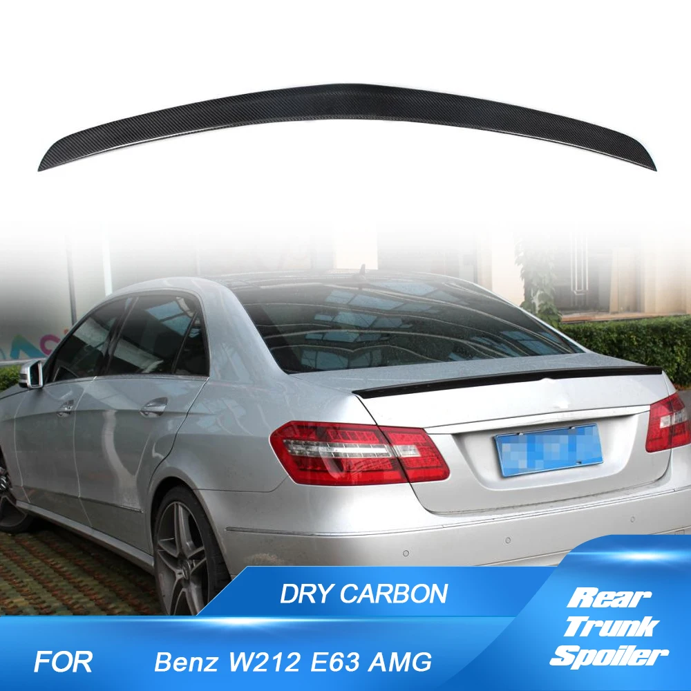 

Car Racing Rear Trunk Spoiler Boot Wing for E-class Benz W212 E250 E350 E550 E63 2010-2015 Car-Styling Carbon Fiber Trunk Lip
