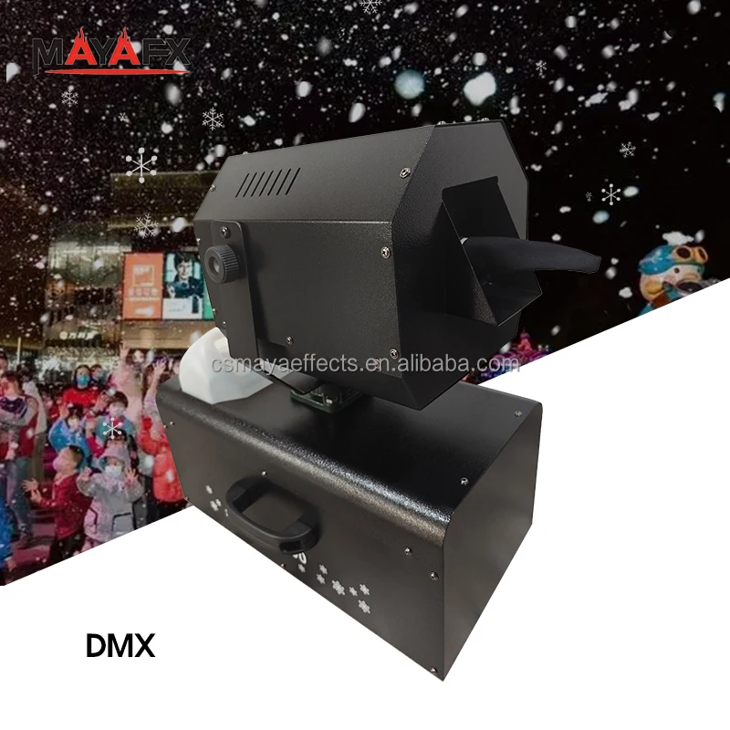MAYAFX 2000W Snow Machine Shaking Head Stage Snow Machine Large Christmas Floating Snow Spray Machine Christmas Tree