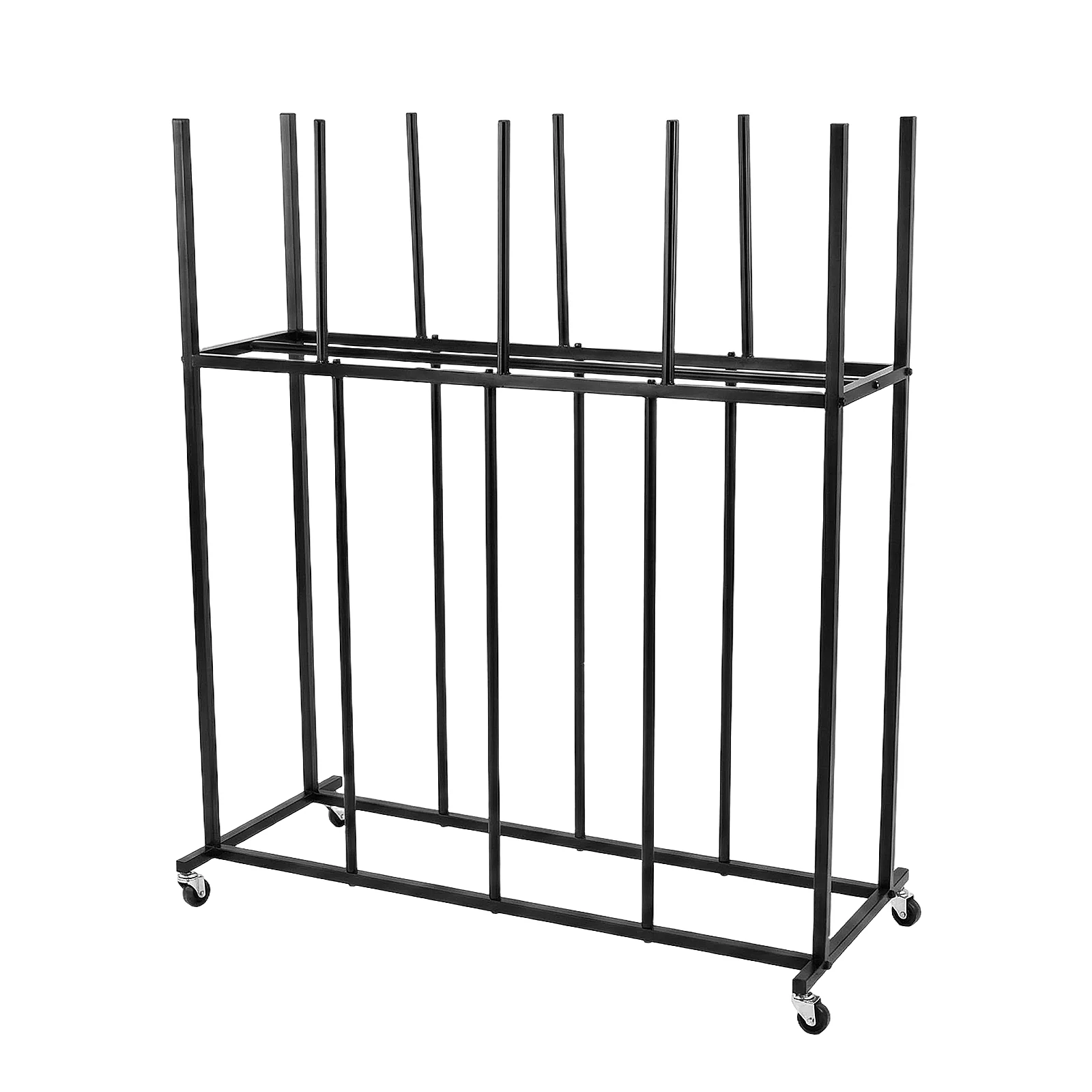 

2-Tier Art Canvas Storage Rack with Caster Wheels Art Storage Easel Display Stands for Studios Artworks Gallery Panels Paintings