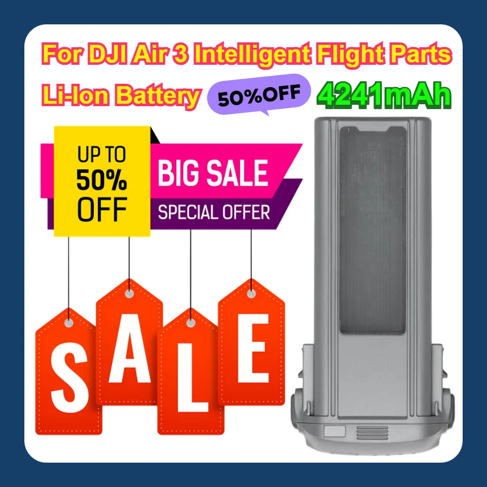 

For DJI Air 3 Intelligent Flight Parts 4241mAh Li-Ion Battery