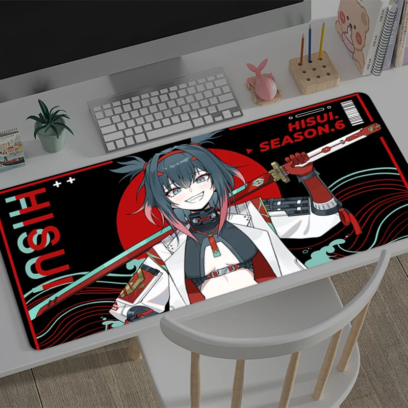 

Gaming Mouse Pad Black Survival Eternal Return Office Carpet Mouse Mats Gamer Desk Accessories Computer Pads PC Anime Mousepad