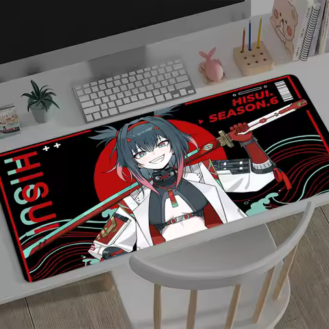 Gaming Mouse Pad Black Survival Eternal Return Office Carpet Mouse Mats Gamer Desk Accessories Computer Pads PC Anime Mousepad