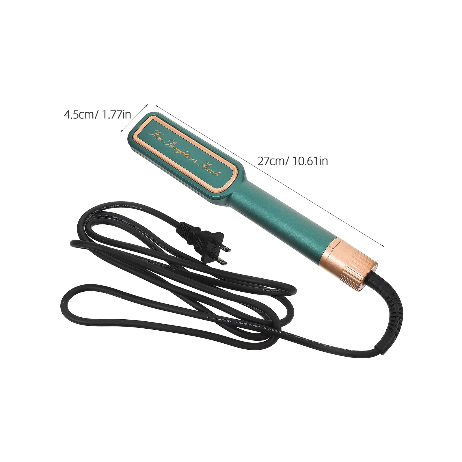 أداة تصفيف الشعر المحمولة بدرجة حرارة قابلة للتعديل لأنواع الشعر المختلفة، فرشاة فرد الشعر المحمولة #6