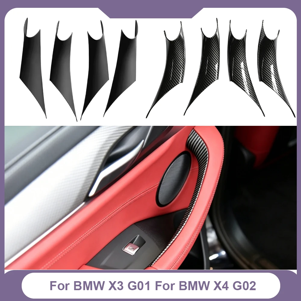Hochwertige Türgriffabdeckungen für BMW X3 G01 für BMW X4 G02 Türgriffabdeckungen Links/Rechts Innen-Türgriffabdeckung.