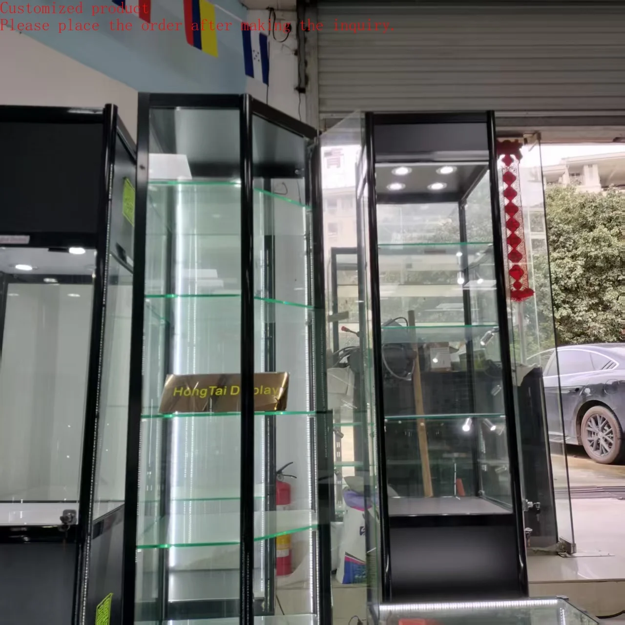 

Custom.Interior Design Exhibition Display Promotion Showcase Economic Counter Shopping Mall for Grand Display Tower