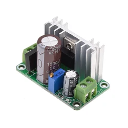 2PCS LM317 DC-DC Ajustável Conversor Buck Step Down Módulo Placa de Circuito DC DC Regulador Linear Fonte De Alimentação Retificador Filtro