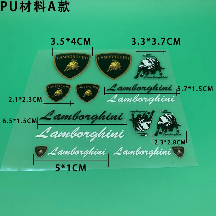 Casual Cover Scratches Car Sticker Personalized Decorate Stickers For Lamborghini Urus Huracan Aventador Premium Accessories view 4