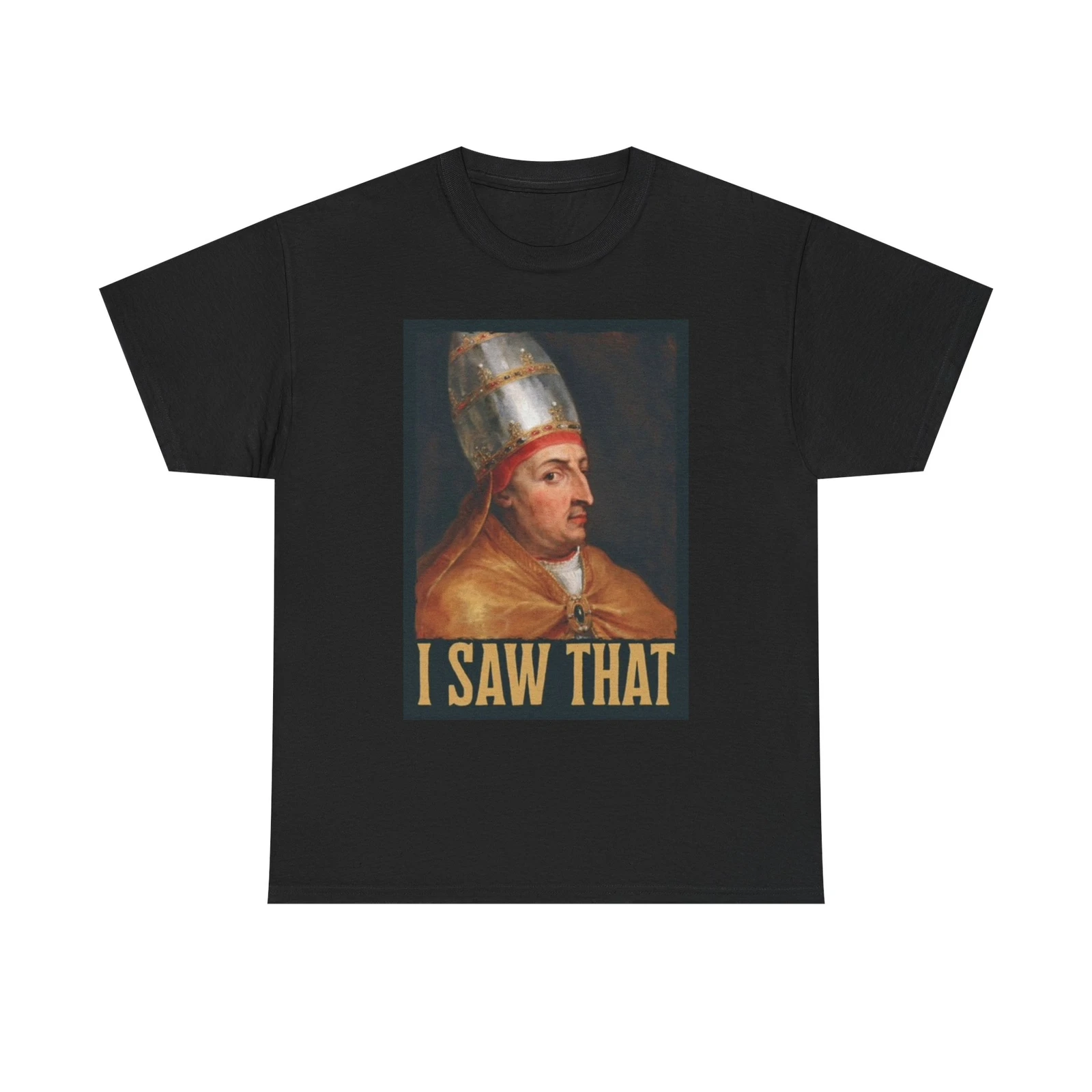 

I Saw That Funny Graphic T Shirt Unisex Heavy Cotton Tee