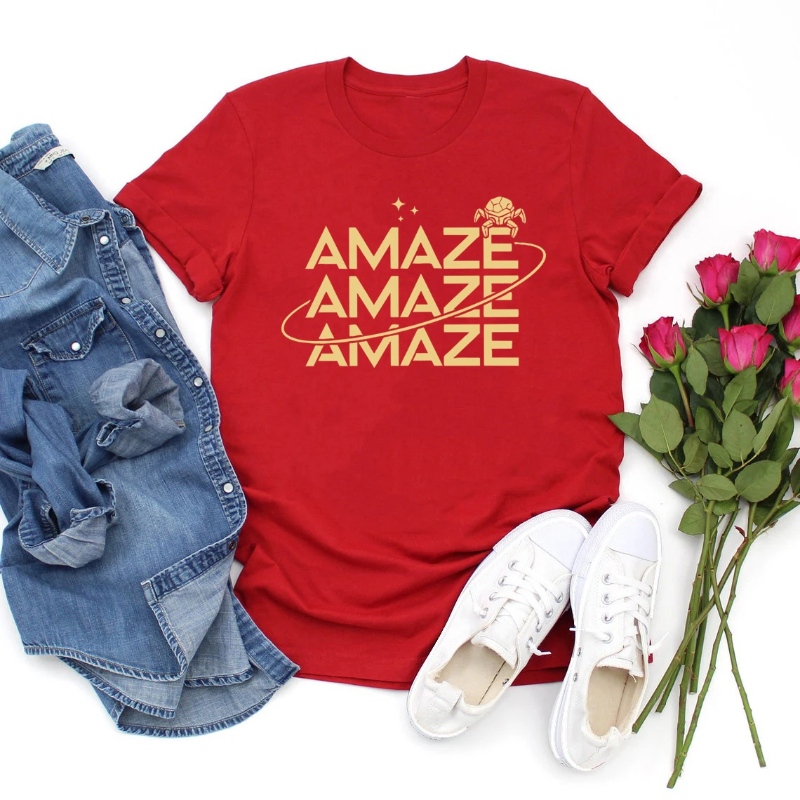 Amaze Unisex T-Shirt Project Hail Mary Rocky Inspired Sci Fi Shirt Short Sleeve Graphic T Shirts Funny Space Quote Tshirt Tops view 5