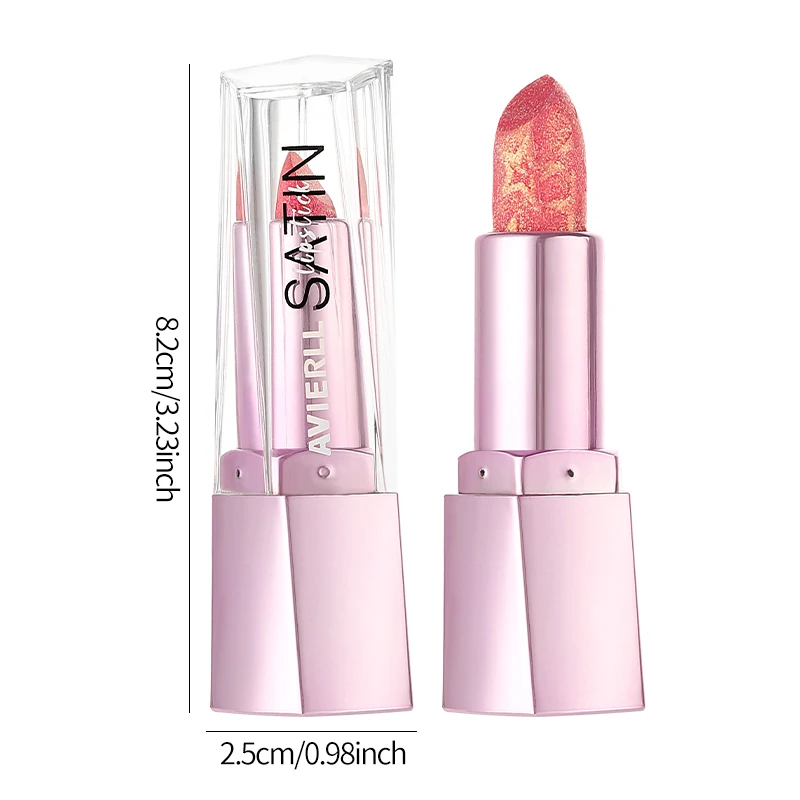 بلسم شفاه لامع يدوم طويلاً مقاوم للماء، لمسة نهائية لؤلؤية لامعة، بلسم شفاه مرطب ناعم، مثالي للاستخدام طوال اليوم #5