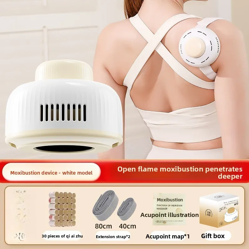 

Smokeless Moxa Cup Set with Ash Filter, Portable Body Moxibustion Kit, Home Use Belly & Full Body Therapy