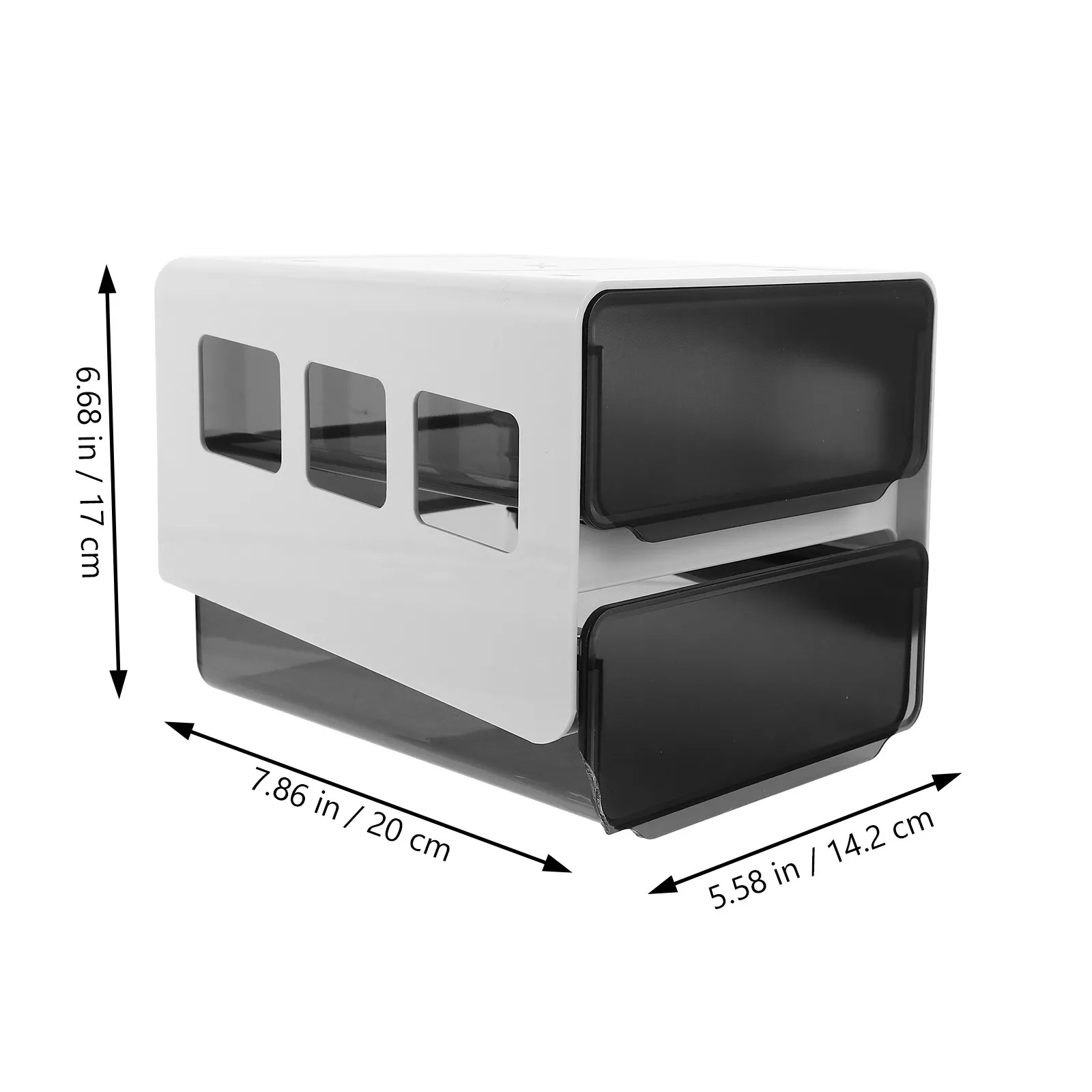 Under Desk Drawer Organizer Box ABS PP Material Hidden Storage Drawer for Office Home Desktop Stationery Tools Supplies