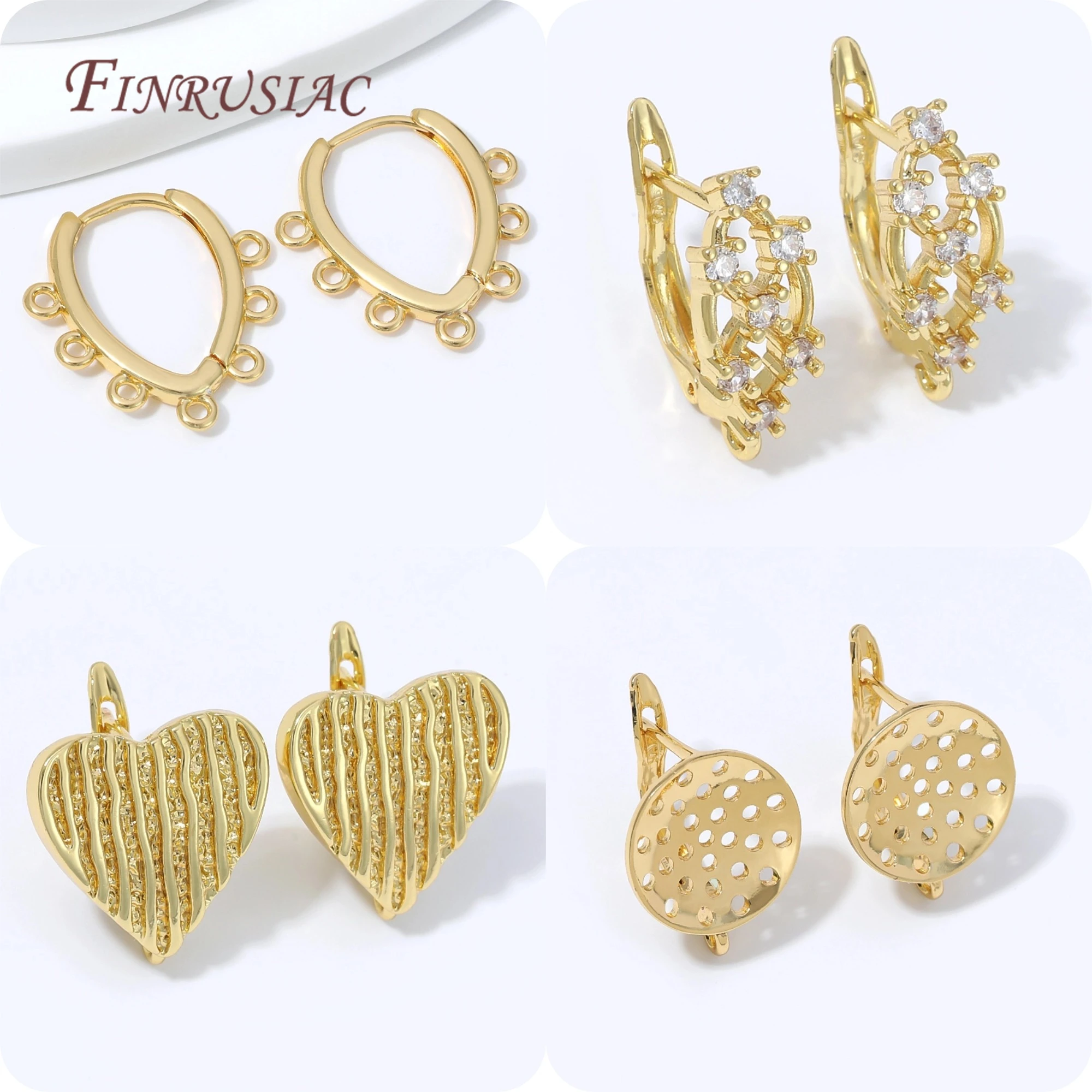 Hoop Earrings - Boucles d'oreilles Huggie plaquées or 18