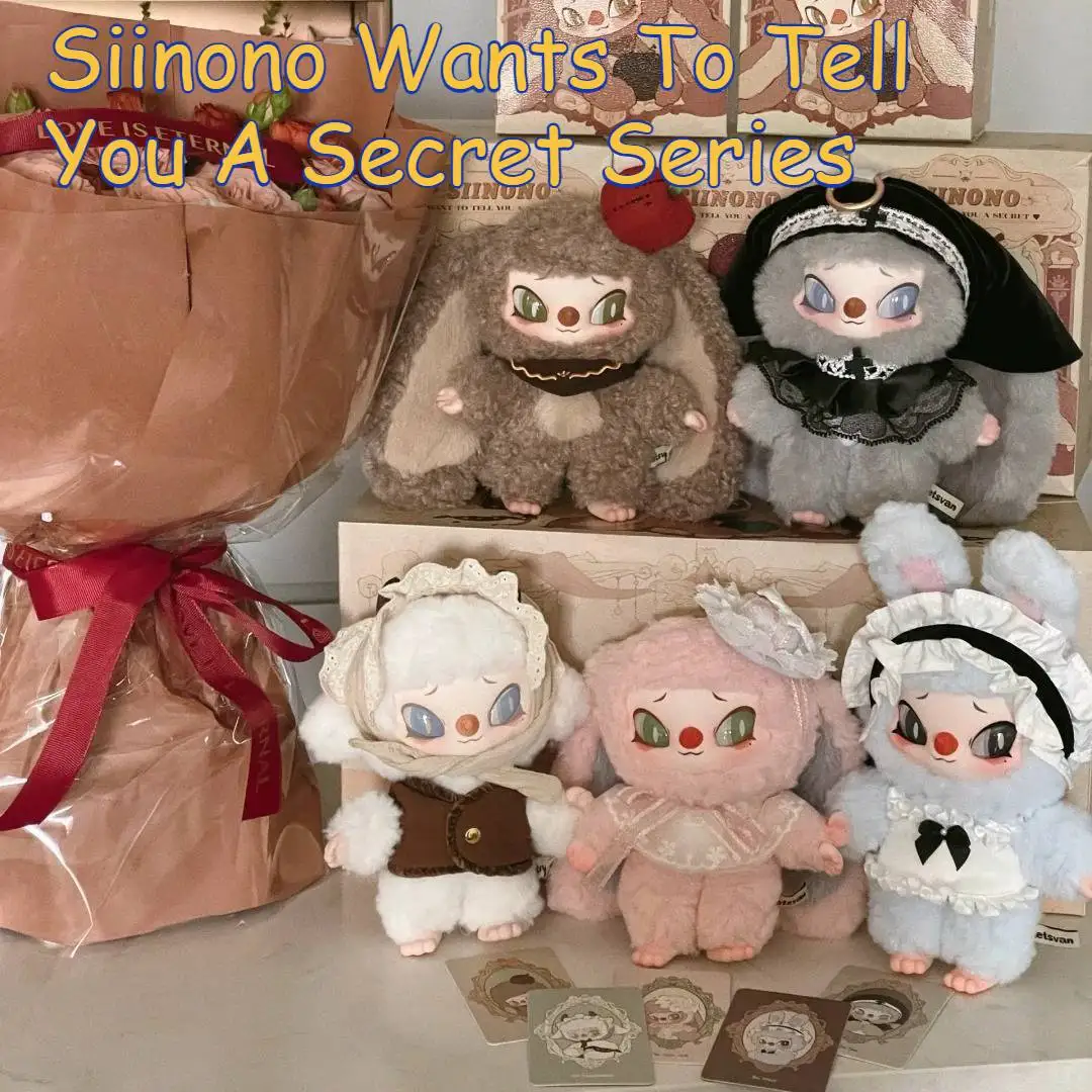 

Siinono Wants To Tell You A Secret Series Plush Blind Box Trend Anime Peripheral Plush Doll Fashion Collectible Surprise Gifts