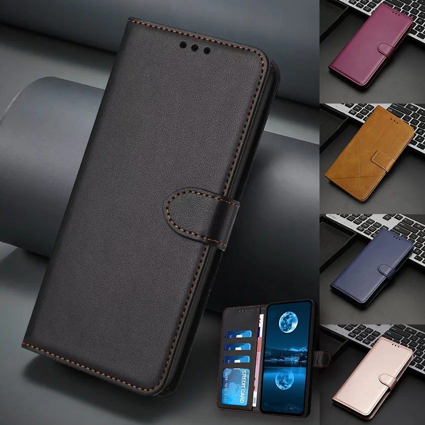 Flip Phone Case For Redmi Note 10 11 12 13 Pro 4G 5G 10T 9A 9C 10A 10C 10S 11S 12C 13C Leather Wallet Card Solt Book Cover Funda