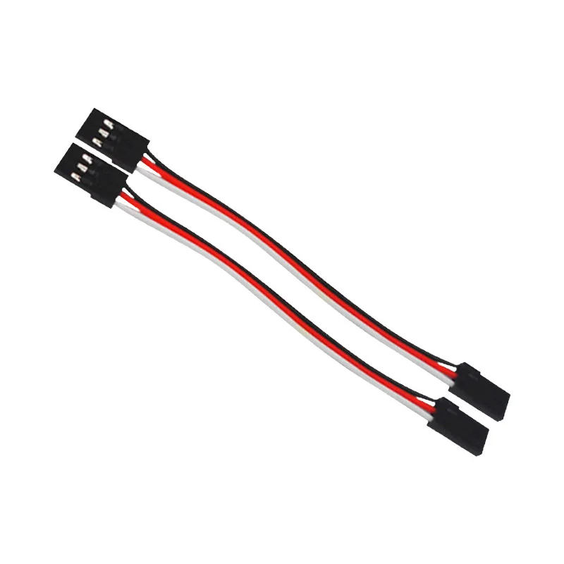 100pcs/lot 10CM 15CM 20CM 30CM Male to Male JR Plug Servo Extension Lead Wire Cable 100mm for RC Plane Quadcopter