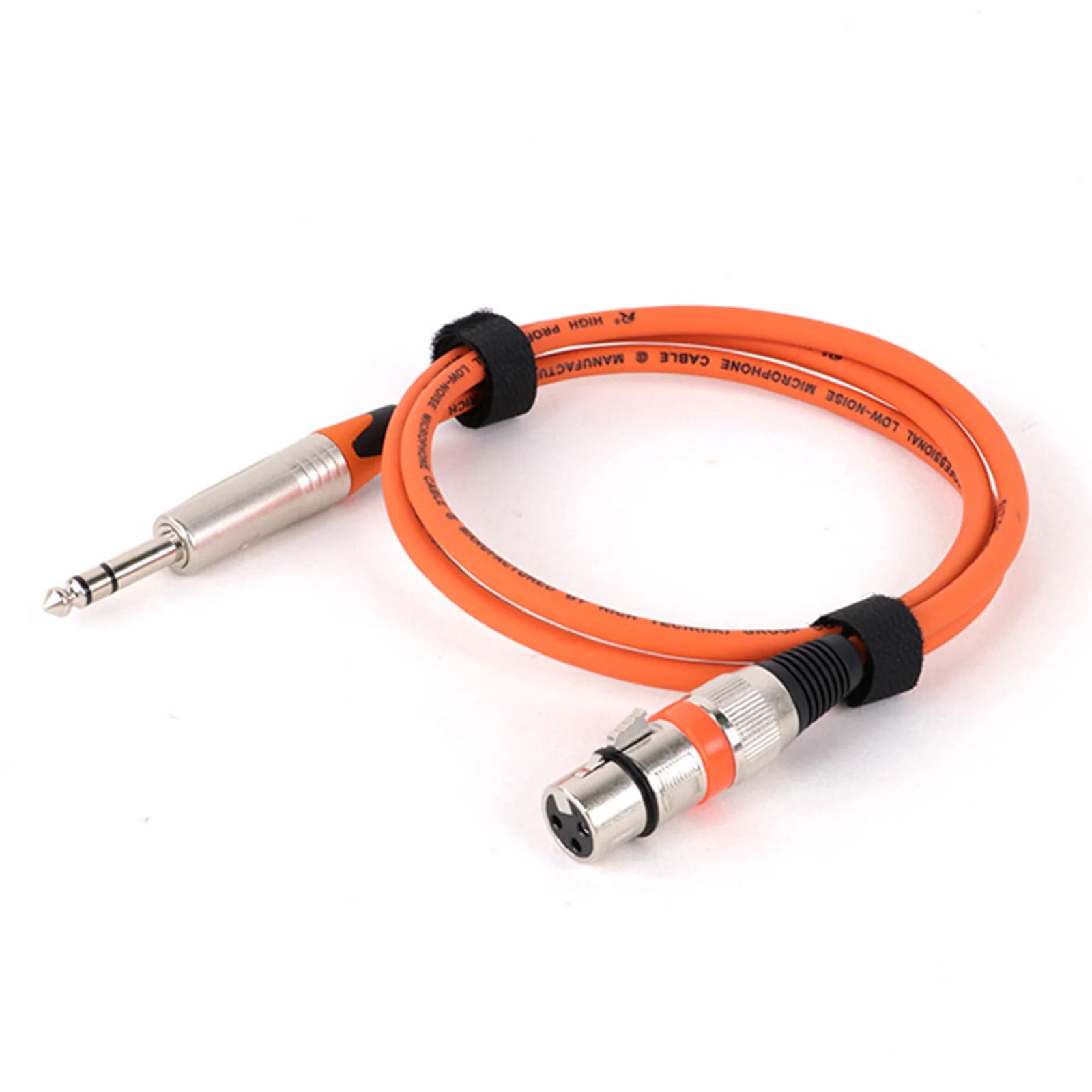 1 unidad de conector TRS estéreo de 6,35mm a macho/hembra de 3 pines XLR OFC Audio trenzado blindado para guitarra micrófono mezcladores amplificador 0,3 M - 15 M