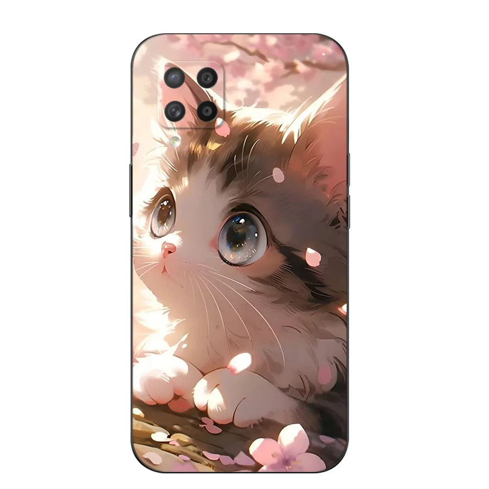 For Samsung Galaxy A42 5G Case For GalaxyA42 A 42 5G SM-A426B a426 Phone Cover 6.6inch black tpu case amazing cool cats pets