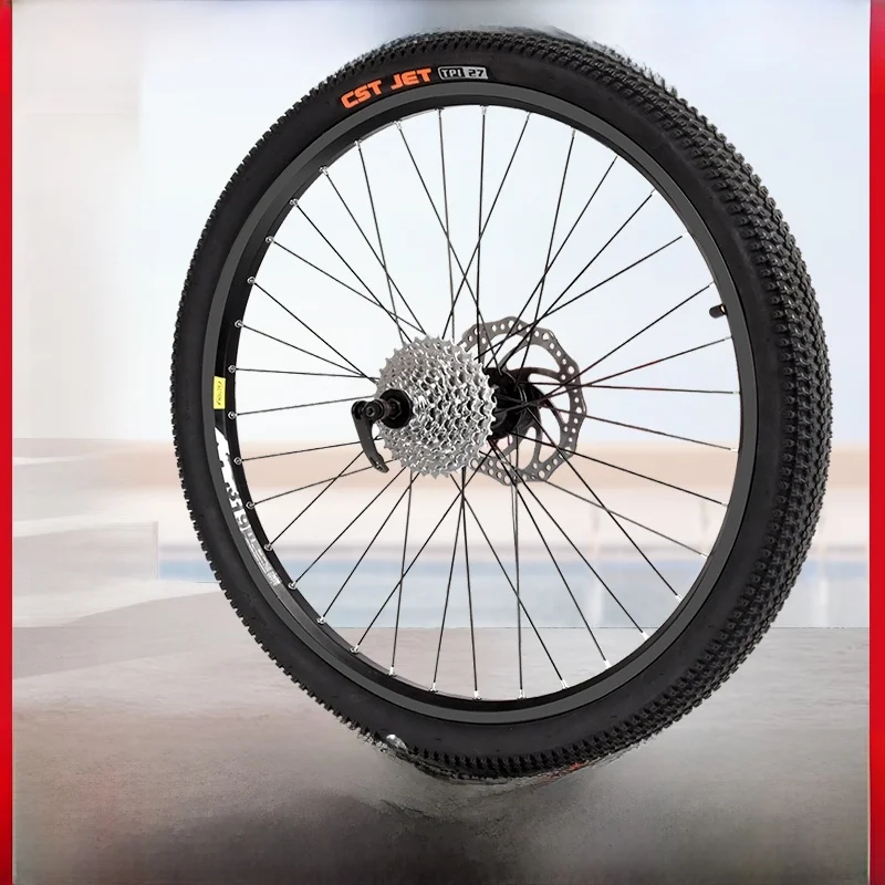 

Колеса для горного велосипеда Qui Release, 26/27,5 дюймов, кассетная втулка, универсальные велосипедные дисковые тормоза, передние и задние колеса, велосипедное оборудование...