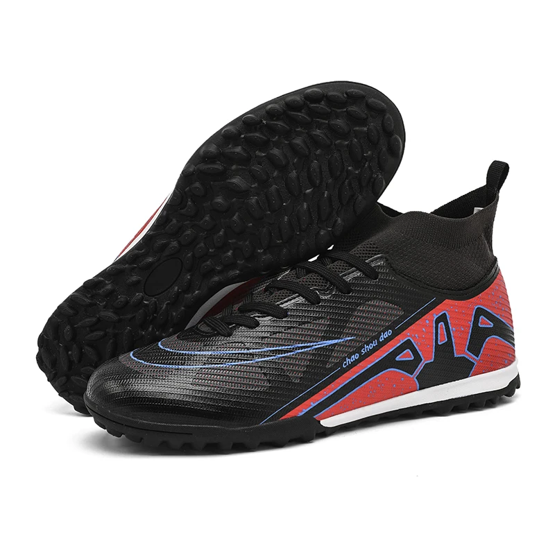 

2025 Football Shoes Football Shoes, Indoor Flat Bottomed Men's Training Shoes, 5-a-side Sports Shoes Suitable for Wooden and Cem