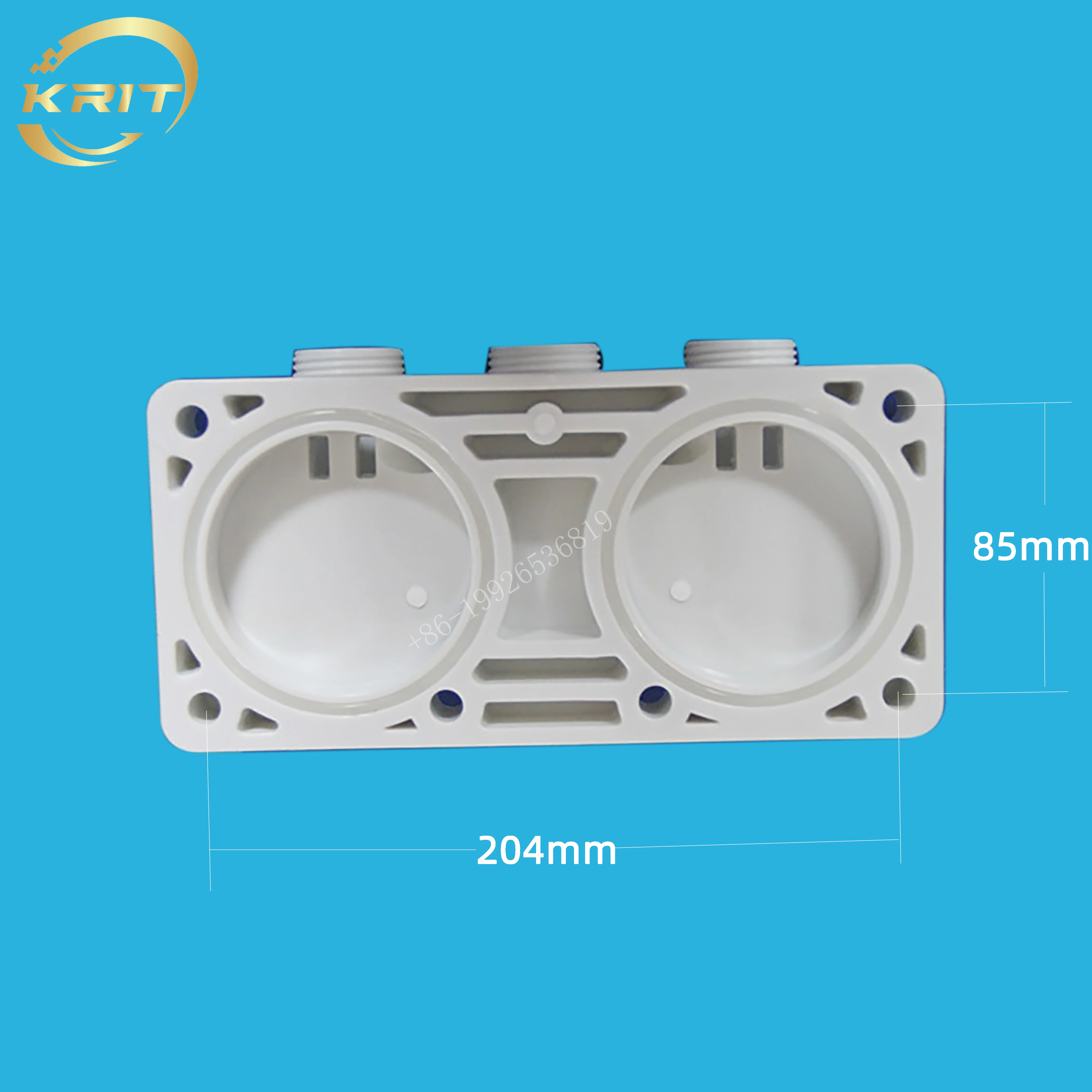 1 PC Front Panel White Color Discharge Block Spare Parts For Soft Serve Ice Cream Makers Without Other Accessories