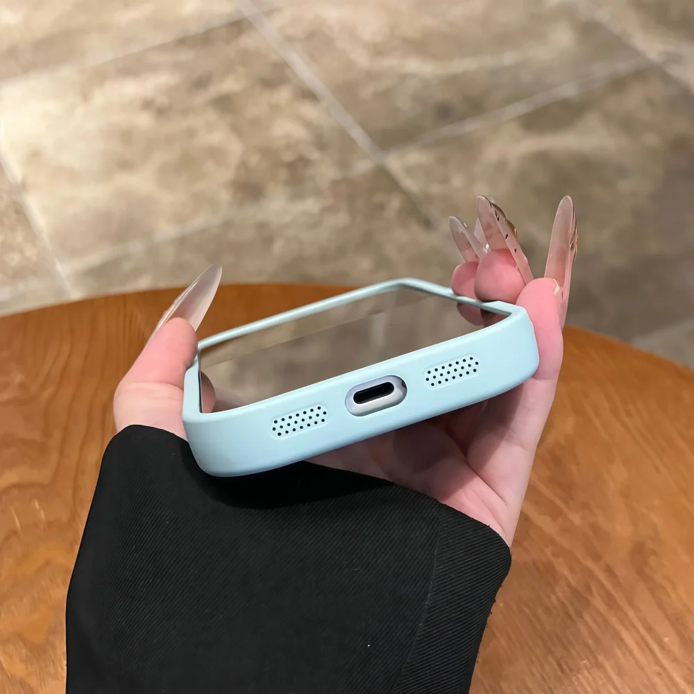 Kameraschutz Candy Flüssigsilikon Weiche Hülle für iPhone 18 11 12 13 14 Plus 15 16 17 Pro Max XR XS Verstärkte Stoßfängerhülle – Detail 5