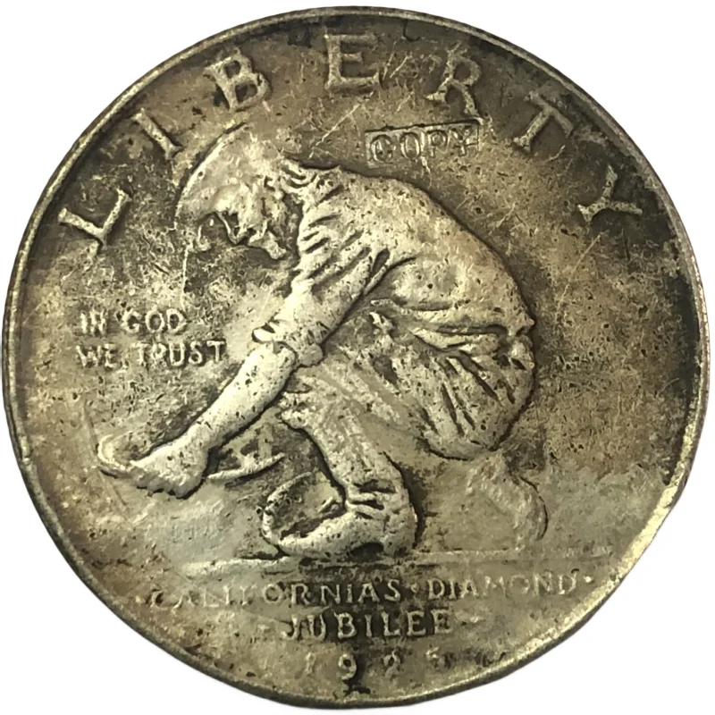1925 United States  half Dollar California Diamond Jubilee coin copy