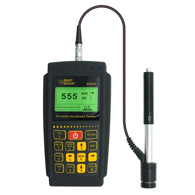 Intelligenter Sensor AR936 Leeb Härteprüfer Messgerät Stärke Härteprüfer 170-960HLD Digitaler Härteprüfer HL HB HRC HRB