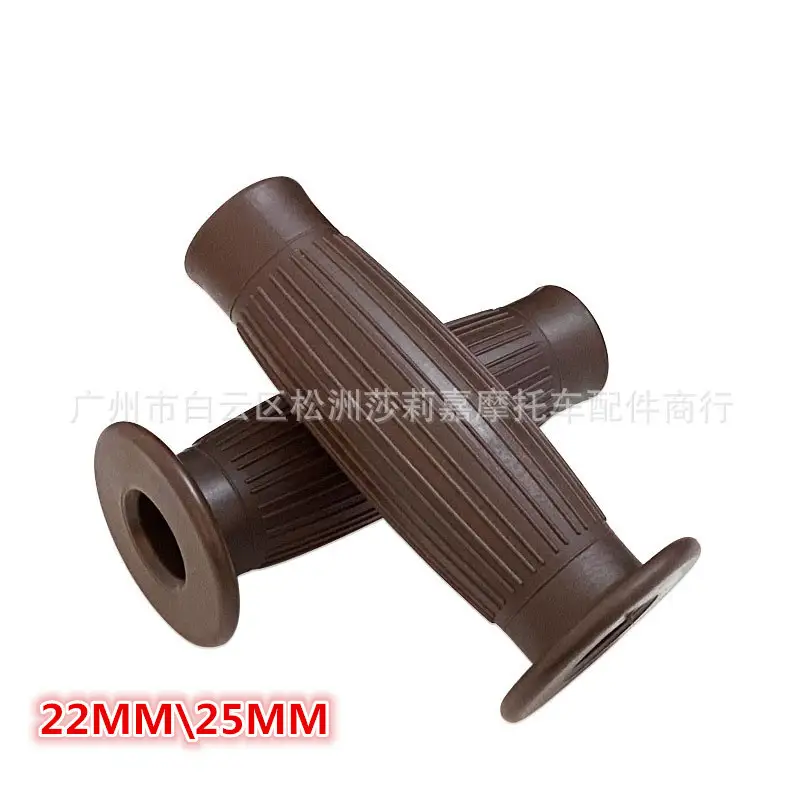 Vintage Rubber Motorcycle Handlebar Grip 7/8" 22MM 1" 25MM Universal Moto Handle Bar Cafe Scooter Accessories Motorbike Parts - Image 21