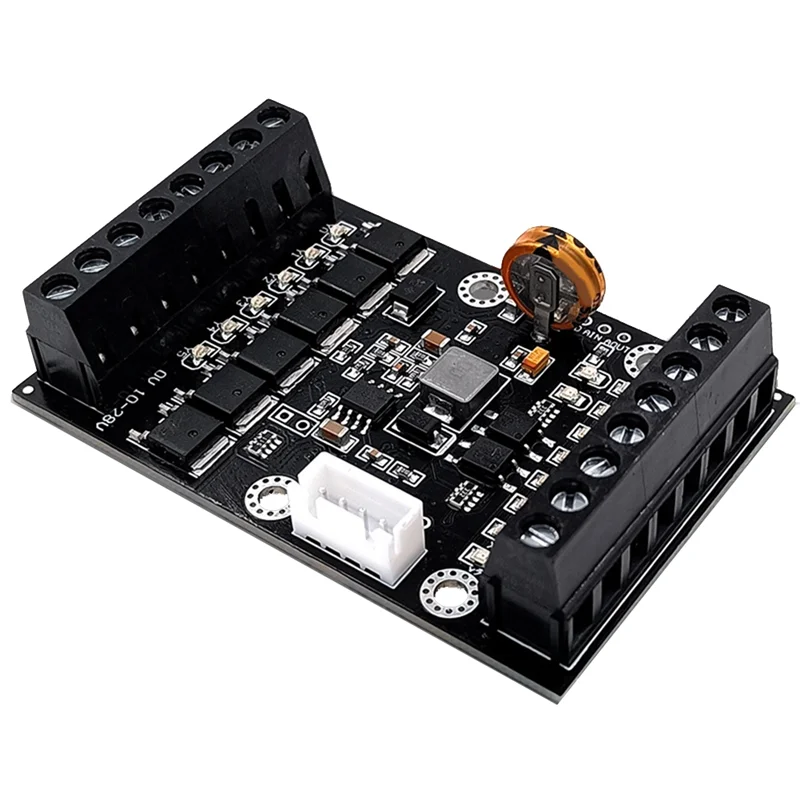 A003 FX1N-14MT PLC Industrial Control Board PLC Module Analog Input / Output With Guide Rail Delay Relay Module