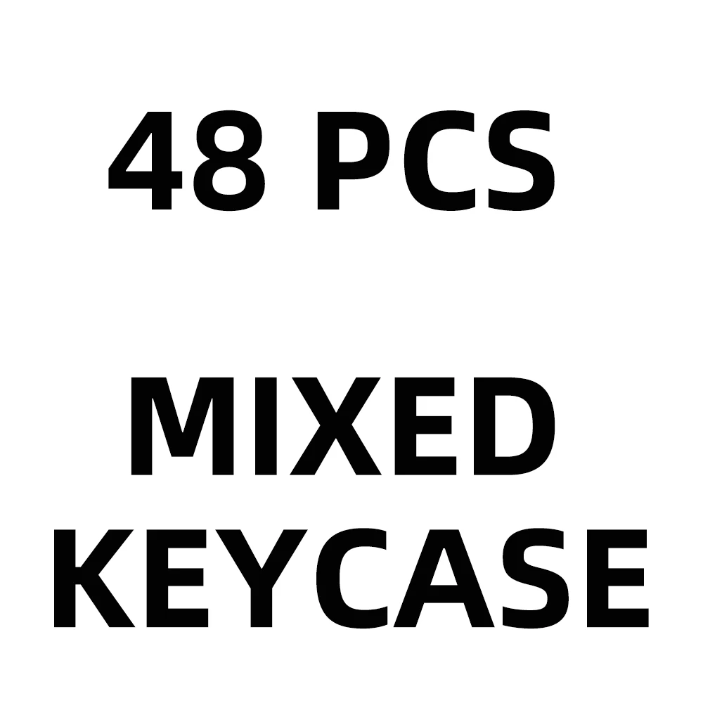 4 model Key case Mixed, 48 pcs purple pink white black Customized Parcel