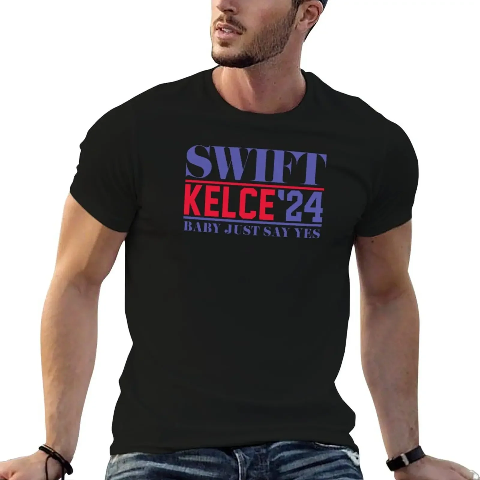 

Swift Kelce 24 T-Shirt man t shirt tees vintage clothes designer shirts clothing for men